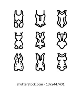 swimsuit icon or logo isolated sign symbol vector illustration - Collection of high quality black style vector icons
