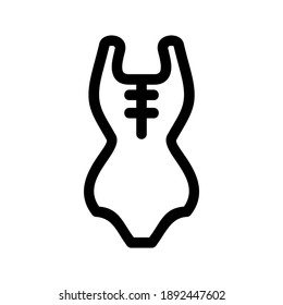 swimsuit icon or logo isolated sign symbol vector illustration - high quality black style vector icons
