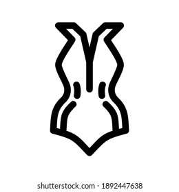 swimsuit icon or logo isolated sign symbol vector illustration - high quality black style vector icons
