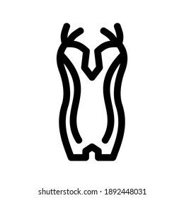 swimsuit icon or logo isolated sign symbol vector illustration - high quality black style vector icons
