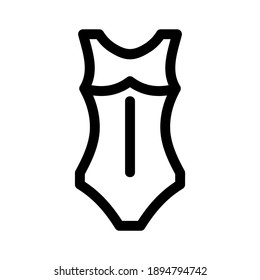 swimsuit icon or logo isolated sign symbol vector illustration - high quality black style vector icons
