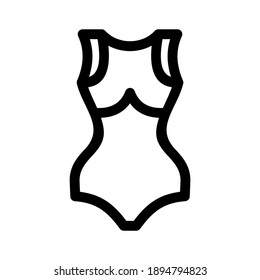 swimsuit icon or logo isolated sign symbol vector illustration - high quality black style vector icons
