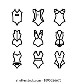 swimsuit icon or logo isolated sign symbol vector illustration - Collection of high quality black style vector icons
