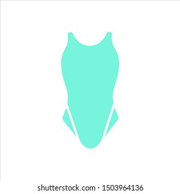swimsuit icon on white background.