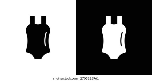Badeanzug-Symbol, einfacher flacher Stil. für ui- oder ux-Designs