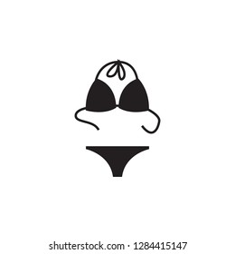 swimsuit icon. Simple glyph vector of Travel set icons for UI and UX, website or mobile application on white background