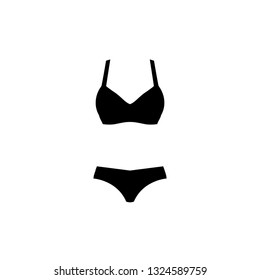 swimsuit icon vector