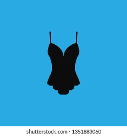 swimsuit icon vector