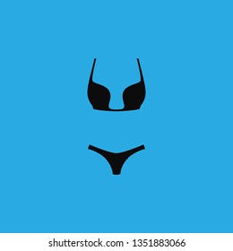 swimsuit icon vector