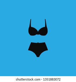 swimsuit icon vector