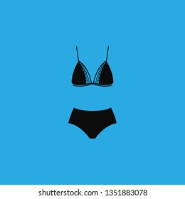 swimsuit icon vector