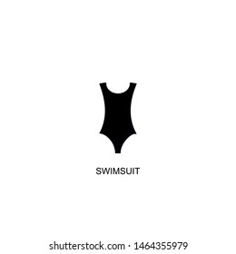 swimsuit icon vector black design