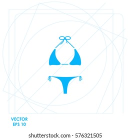 Swimsuit  icon Vector design.