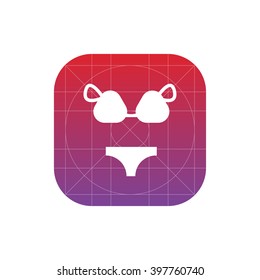 swimsuit icon. vector eps10 icon