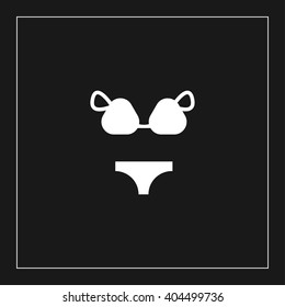 swimsuit icon. swimsuit vector illustration