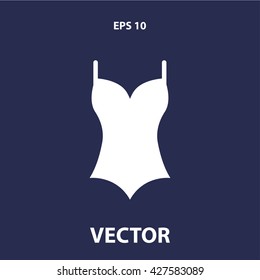 swimsuit icon. swimsuit vector illustration
