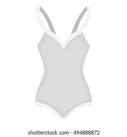Swimsuit icon of vector illustration for web and mobile