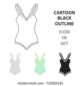 Swimsuit icon of vector illustration for web and mobile