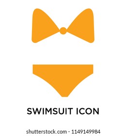Swimsuit icon vector isolated on white background for your web and mobile app design, Swimsuit logo concept