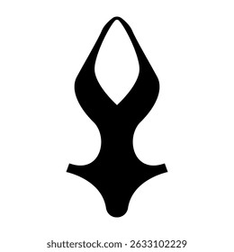 Vector de icono de traje de baño. Leotardo ilustración signo. Símbolo o logotipo del traje de baño.