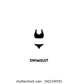 swimsuit icon vector. swimsuit sign on white background. swimsuit icon for web and app