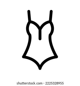 Illustration zum Design von Swimsuit-Symbolen