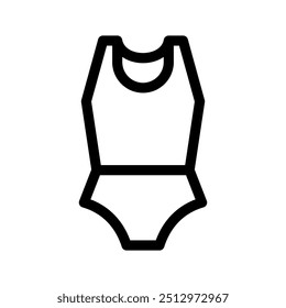 Swimsuit Icon Vector Symbol Design Illustration