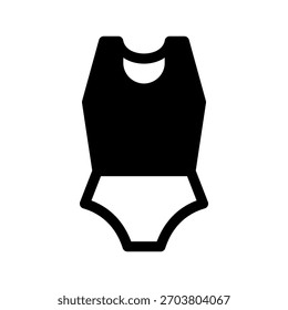 Swimsuit Icon Vector Symbol Design Illustration
