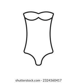 swimsuit icon vector termplate illustration logo design