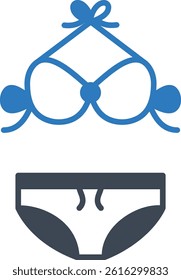  Swimsuit  illustration with isolated background