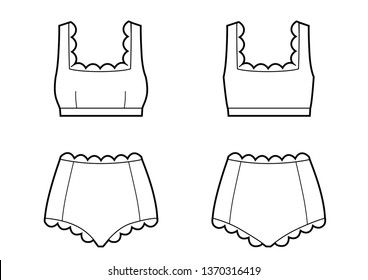 swimsuit with lace