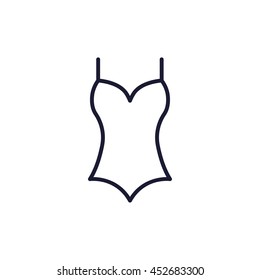 swimsuit line icon