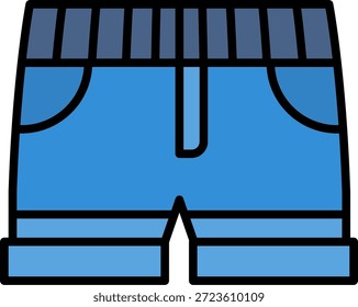 Swimsuit New Creative Icon Design Vektor