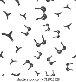 Swimsuit seamless pattern. Vector illustration for backgrounds