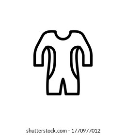 Swimsuit, summer icon. Simple line, outline vector elements of vacation icons for ui and ux, website or mobile application