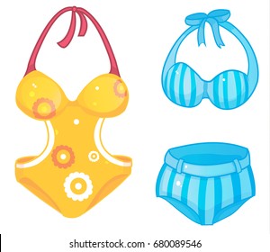 Swimsuit vector