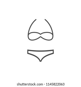 Swimsuit vector icon