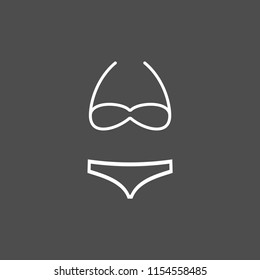 Swimsuit vector icon