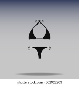 Swimsuit vector icon