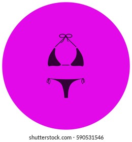 Swimsuit vector  icon