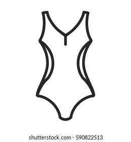 Swimsuit vector icon