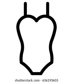 Swimsuit Vector Icon