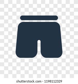 Swimsuit vector icon isolated on transparent background, Swimsuit transparency logo concept