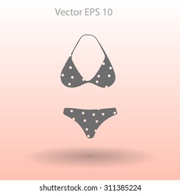 Swimsuit vector illustration