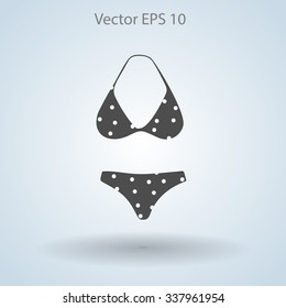 Swimsuit vector illustration