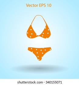 Swimsuit vector illustration