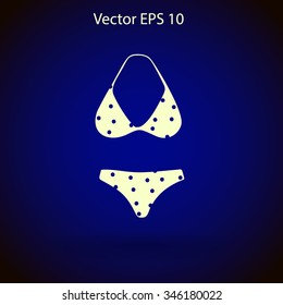 Swimsuit vector illustration