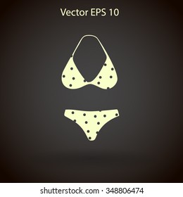 Swimsuit vector illustration