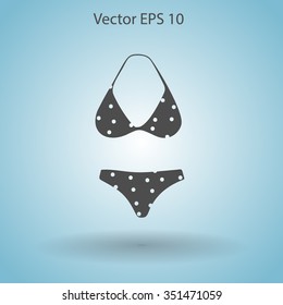 Swimsuit vector illustration