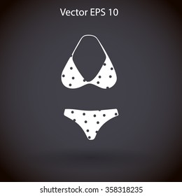 Swimsuit vector illustration
